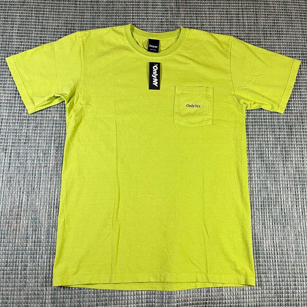 Only NY Rattle Snake Pocket T Shirt Green Adult Sz S New